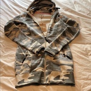 Triple Five zip hoodie/jacket camo print